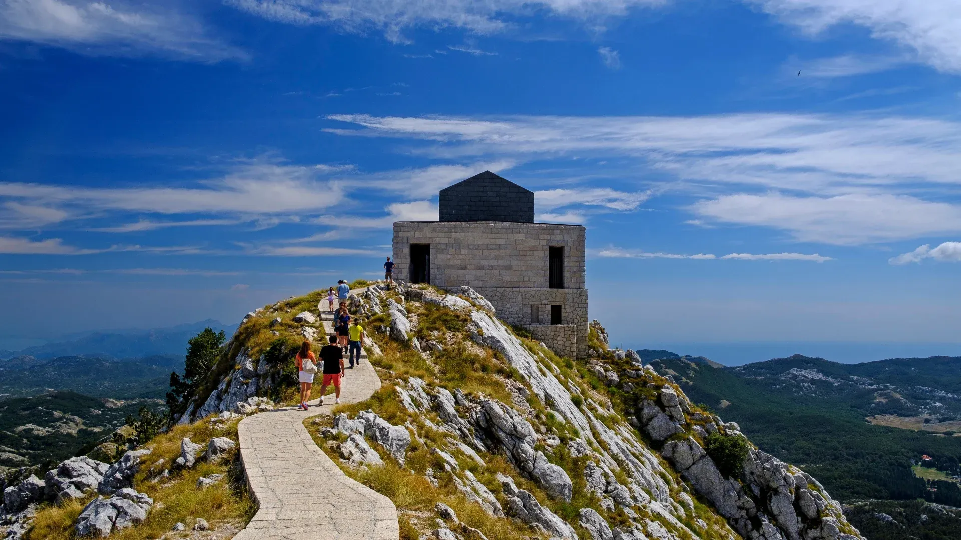 Njegoš Mausoleum at the Summit of Mount Lovćen